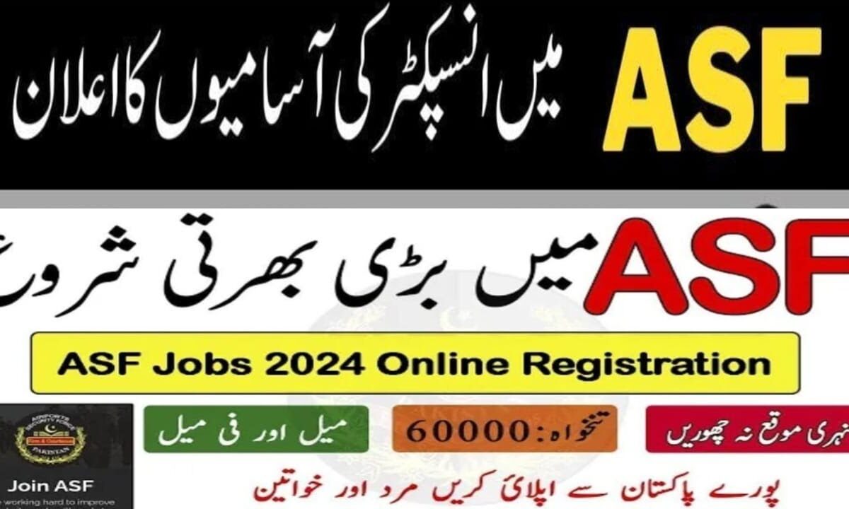 FPSC ASF Inspector Jobs 2024