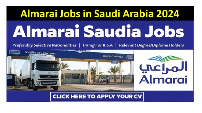 Almarai Jobs in Saudi Arabia 2024