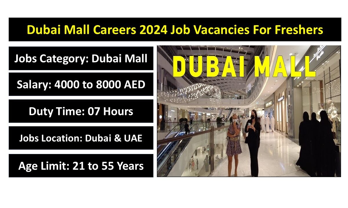 Dubai Mall Careers 2024