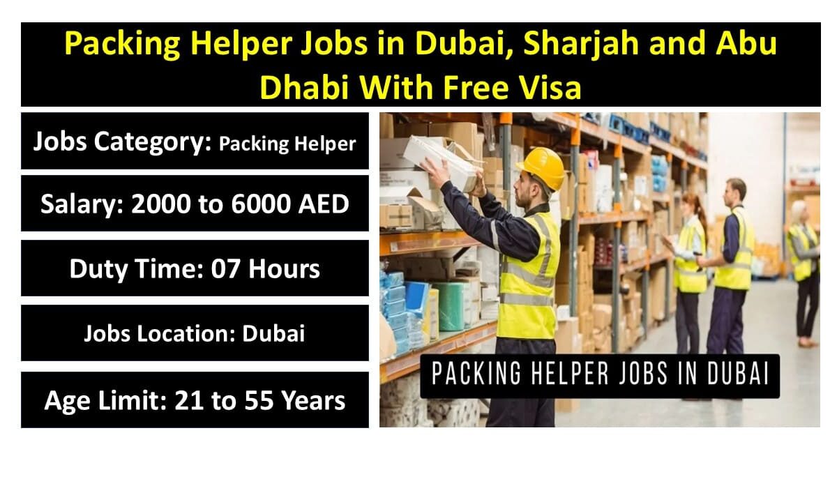 Packing Helper Jobs in Dubai