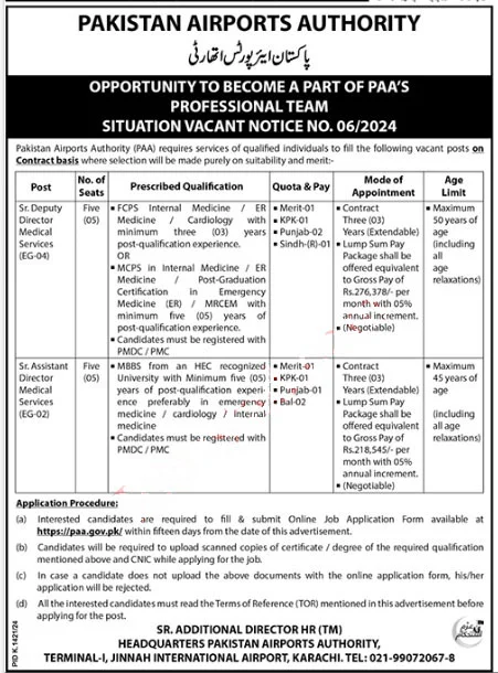 Latest Pakistan Airport Authority Jobs – November 2024