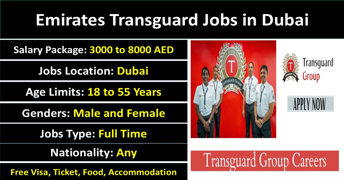 Emirates Transguard Jobs in Dubai