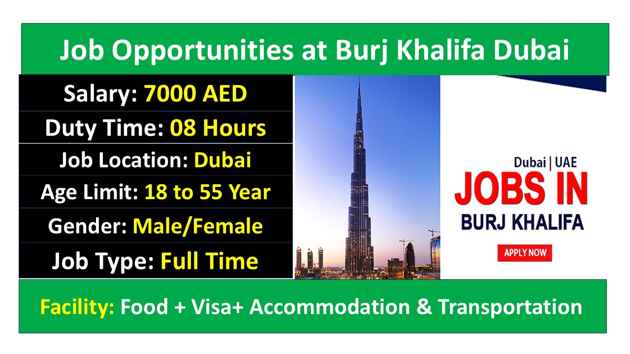 Job Opportunities at Burj Khalifa Dubai