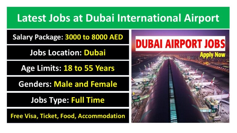 Latest Jobs at Dubai International Airport