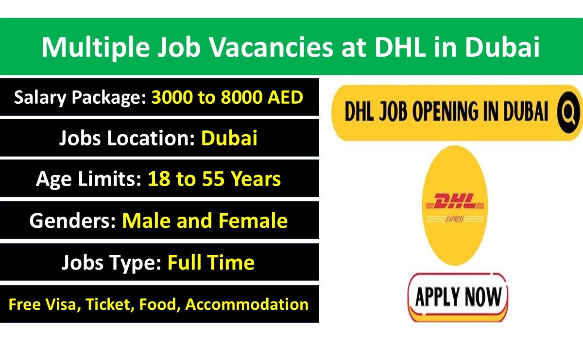 Multiple Job Vacancies at DHL in Dubai