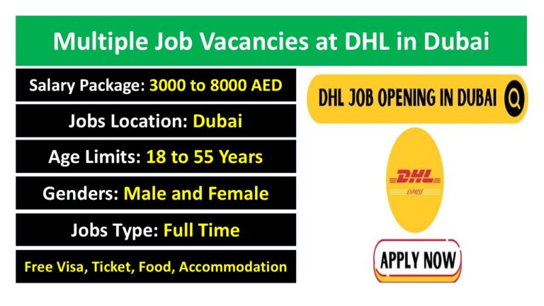 Multiple Job Vacancies at DHL in Dubai