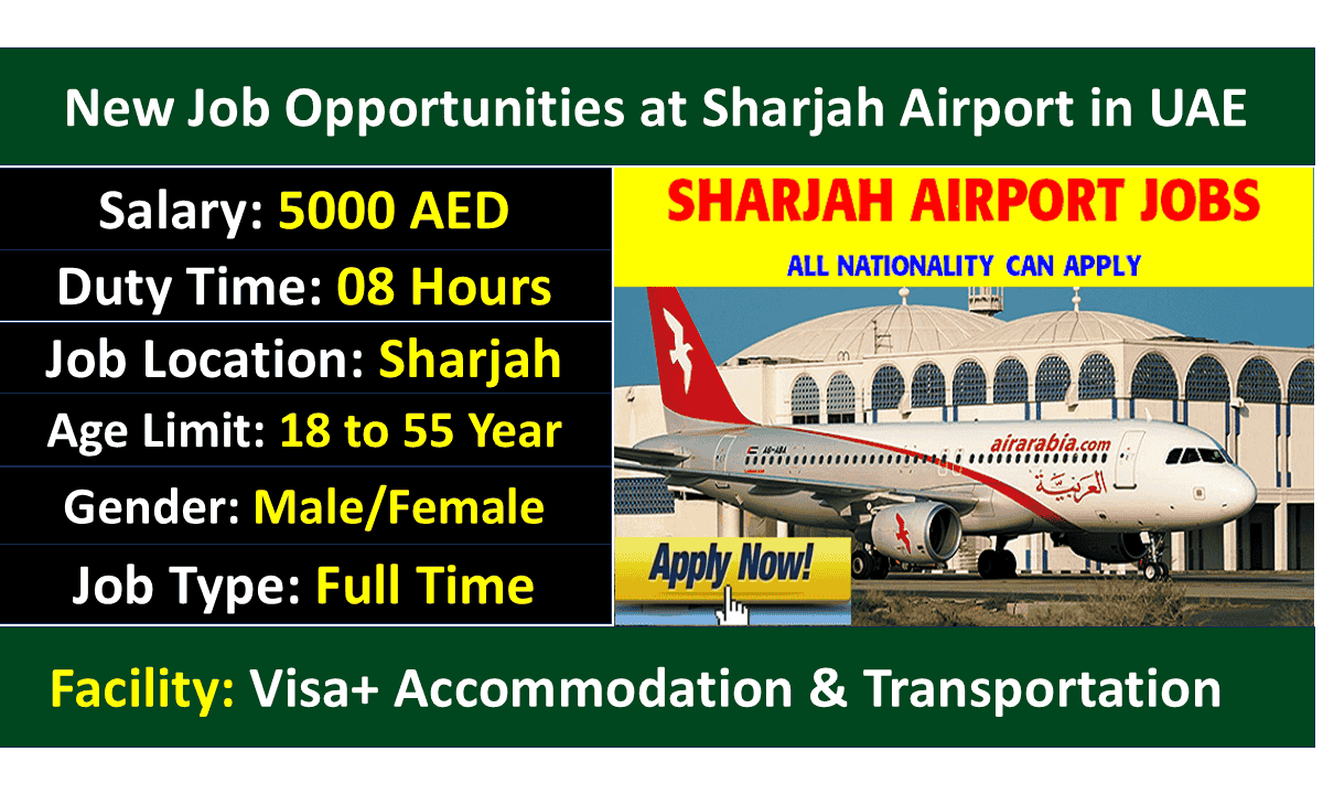 New Job Opportunities at Sharjah Airport in UAE