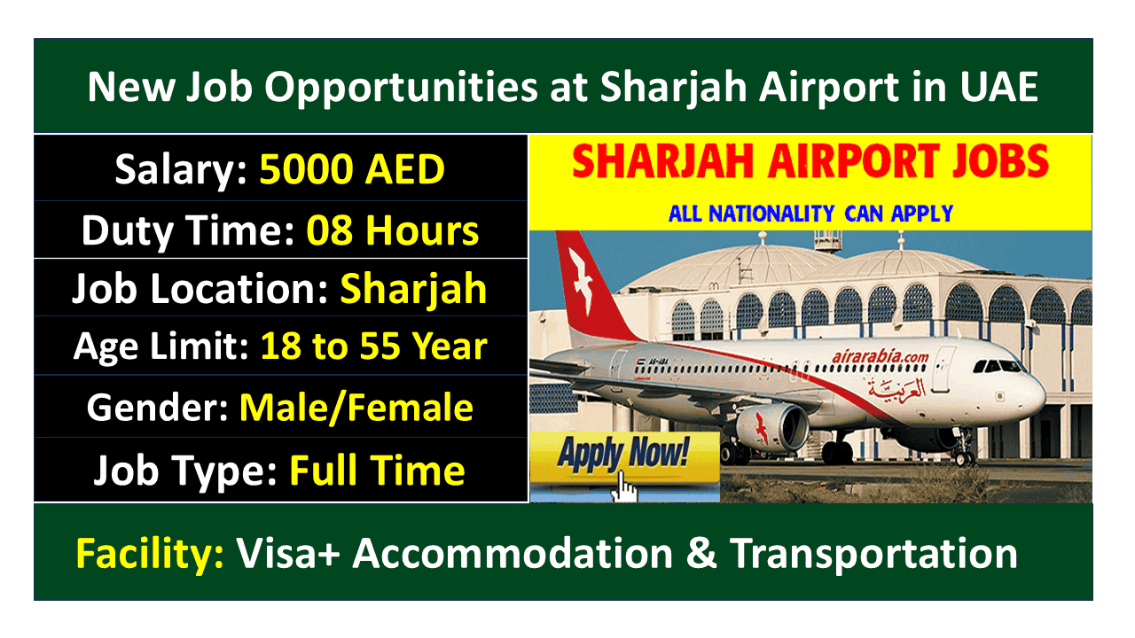 New Job Opportunities at Sharjah Airport in UAE