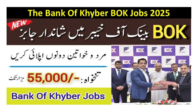 The Bank Of Khyber BOK Jobs 2025