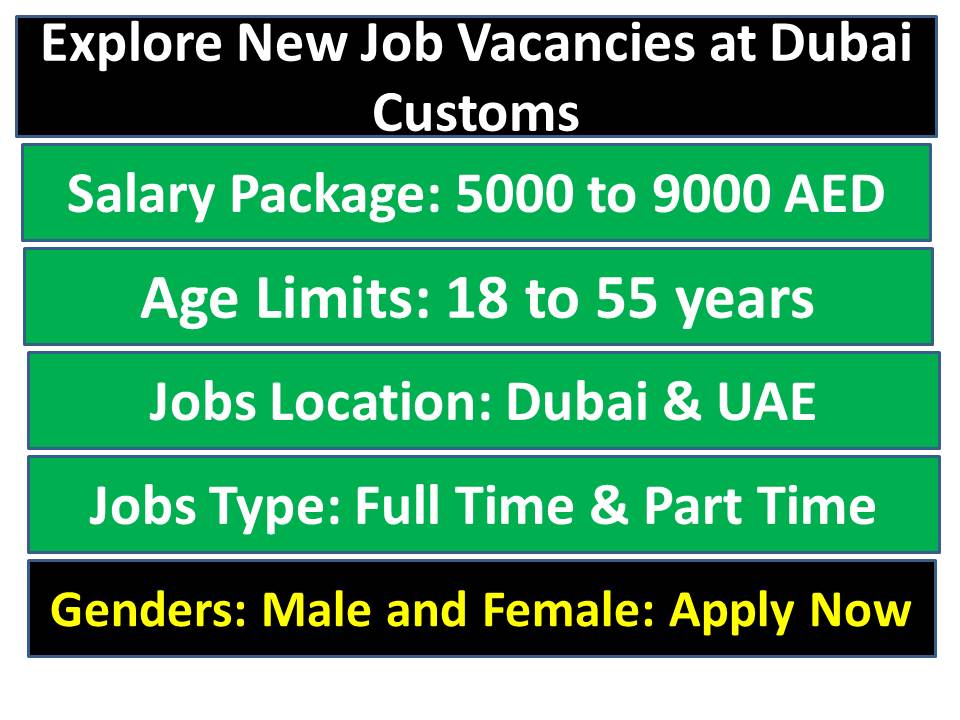 Explore New Job Vacancies at Dubai Customs