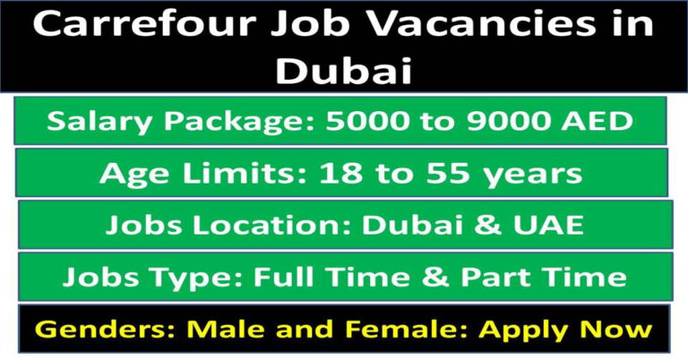 Carrefour Job Vacancies in Dubai