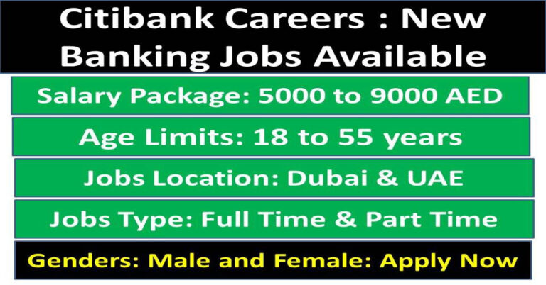 Citibank Careers : New Banking Jobs Available