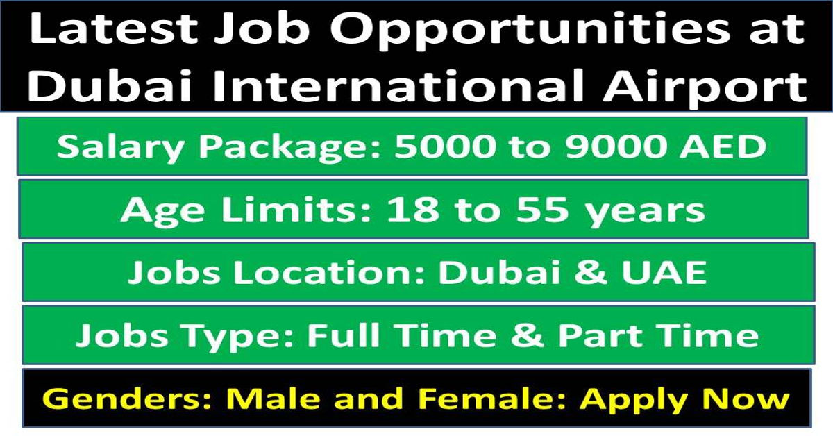 Latest Job Opportunities at Dubai International Airport