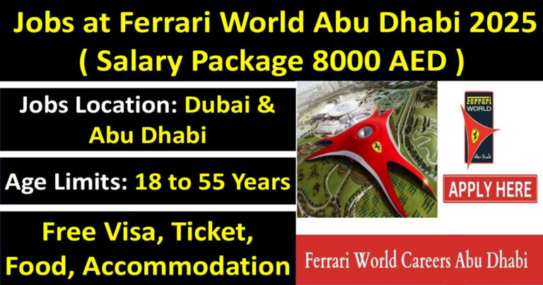 Jobs at Ferrari World Abu Dhabi 2025