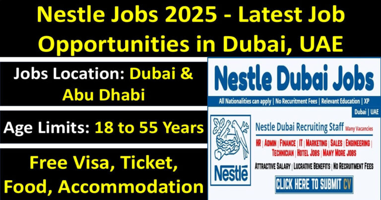 Nestle Jobs 2025