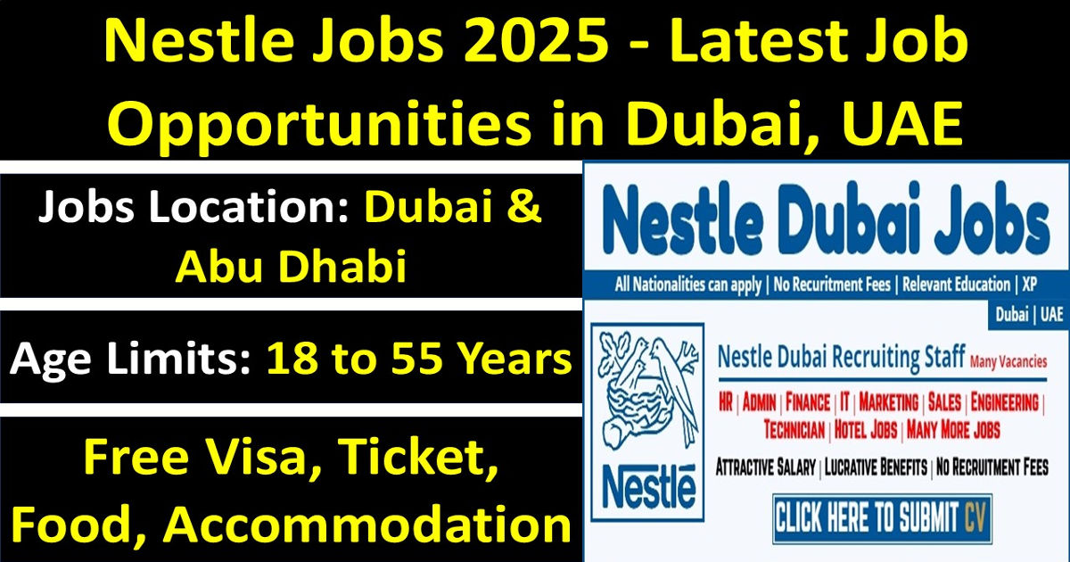 Nestle Jobs 2025 