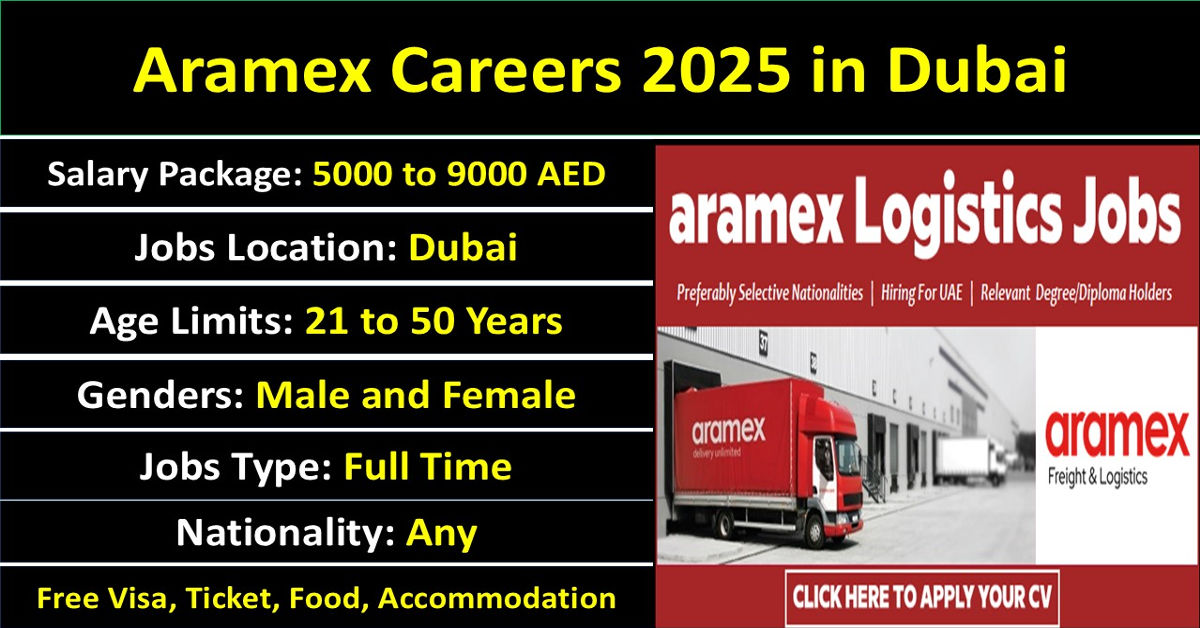 Aramex Careers 2025 in Dubai