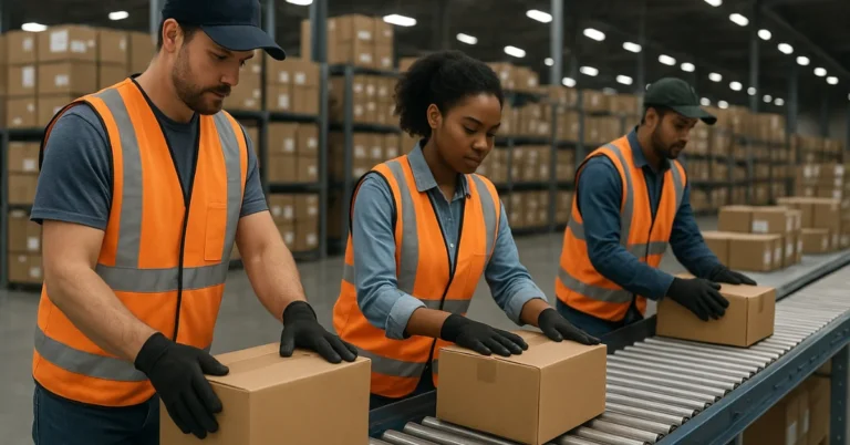 Multiple Packing Jobs in USA Warehouse – Pay Rate $20–$30/hr
