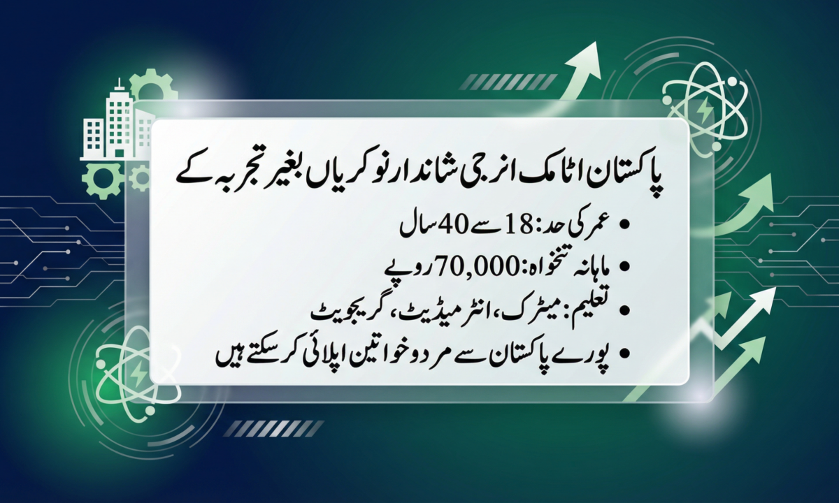Pakistan Atomic Energy Jobs 2026 Multiple Vacancies, Apply Online