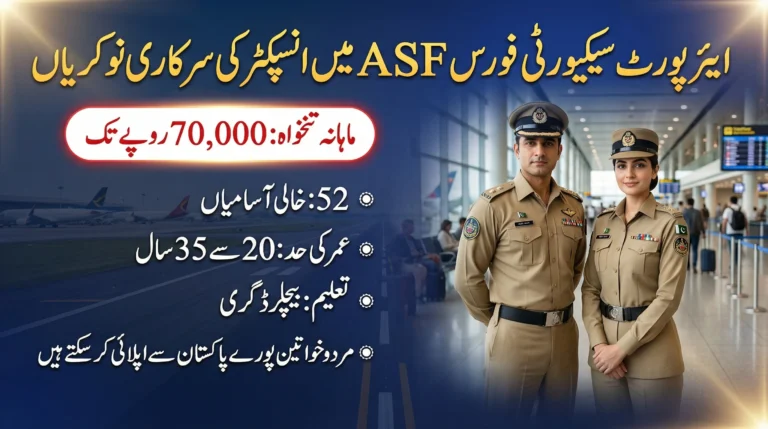 ASF Assistant Director Jobs 2026 (BS-17) 25 Vacancies Apply Before 2 March