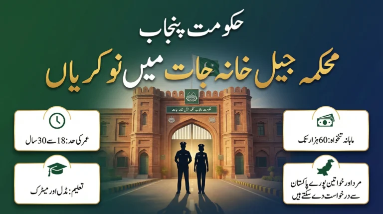 Punjab Prison Jobs 2026 Eligibility, Vacancies & Last Date