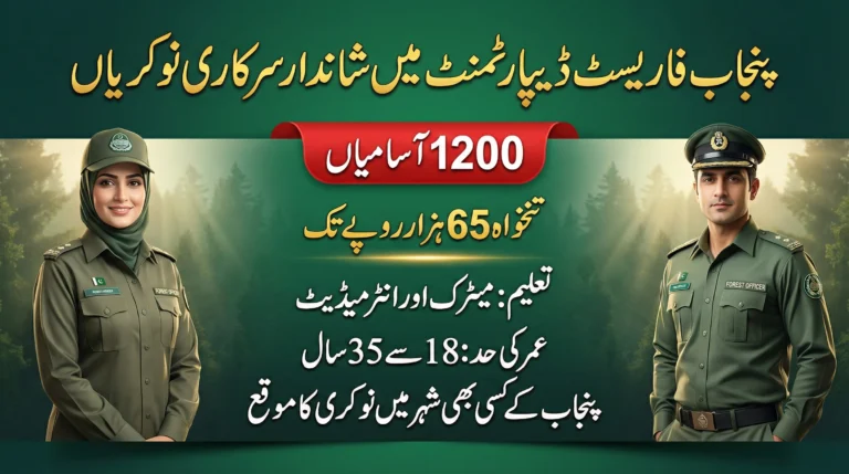 Punjab Forest Department Jobs 2026 Inspector & Ranger Vacancies